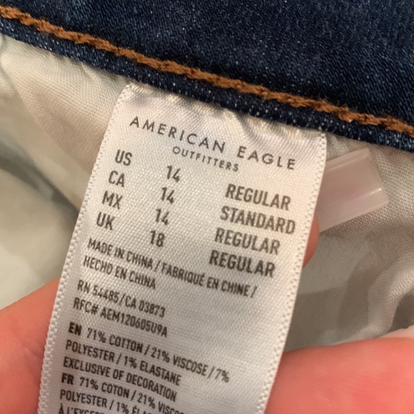 high waisted american eagle ripped jeggings - Picture 6 of 6